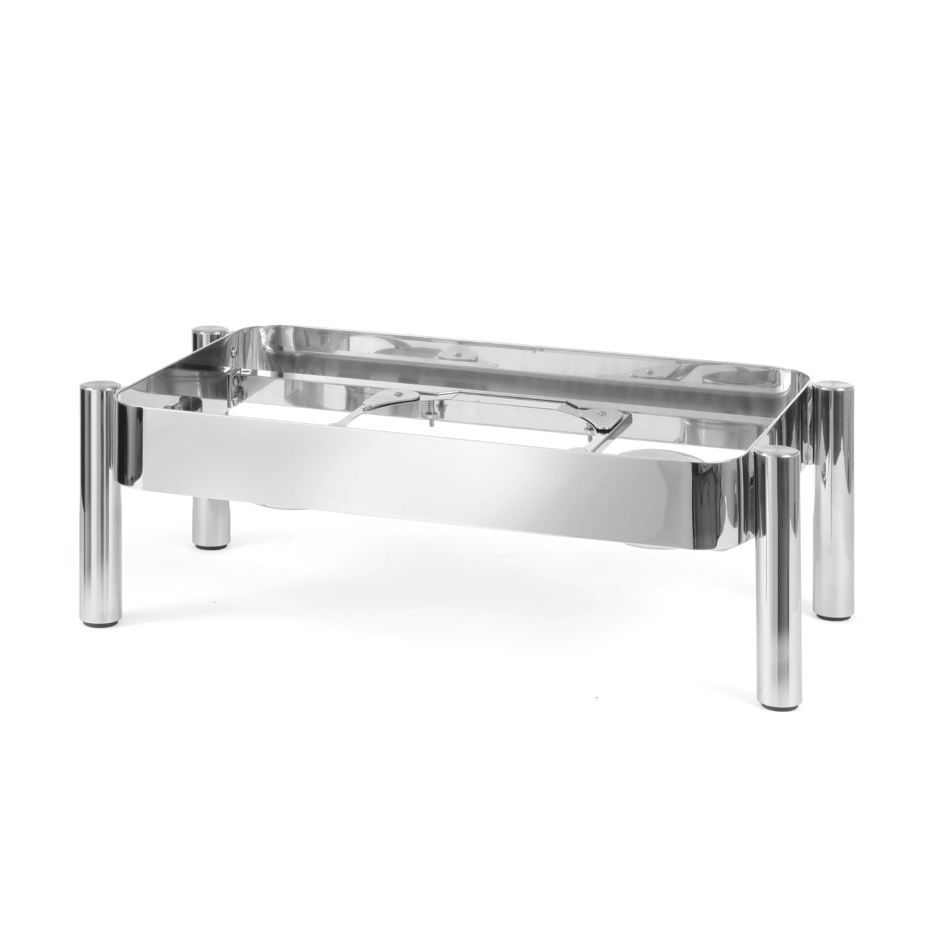 Fine Dine Madeira De Luxe frame for GN 1/1 induction chafing dish with glass lid, sturdy metal warmer frame.