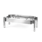 Fine Dine Madeira De Luxe frame for GN 1/1 induction chafing dish with glass lid, sturdy metal warmer frame.