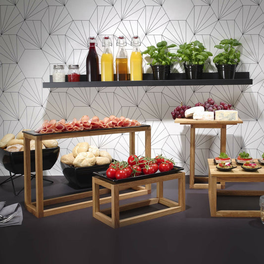 Madeira Black Teakstand 980/830 mm - CWDdisplays