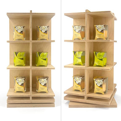 Rotating Countertop Display – Qub - CWDdisplays