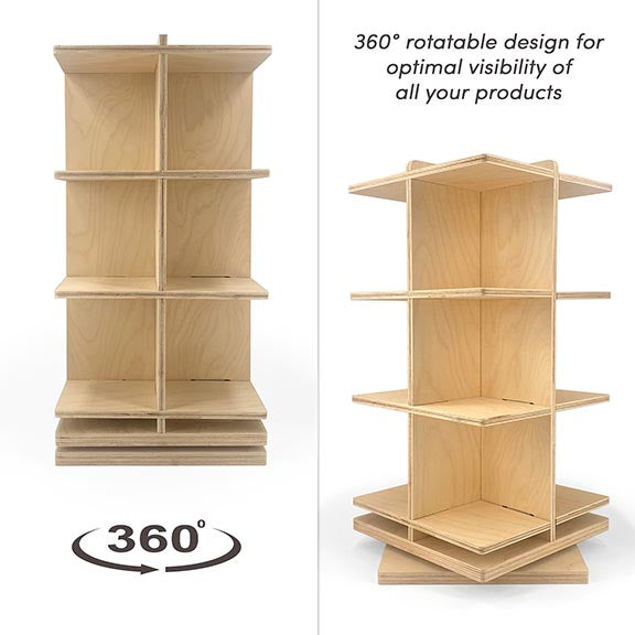 Rotating Countertop Display – Qub - CWDdisplays