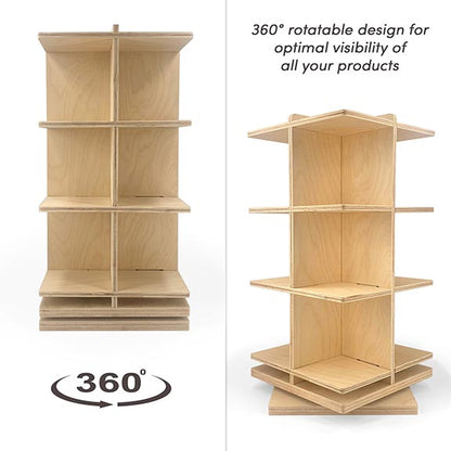 Rotating Countertop Display – Qub - CWDdisplays